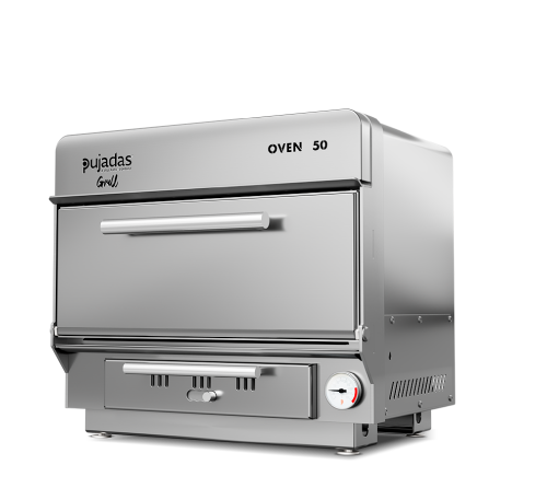 Pujadas P85050B 50 Black - Charcoal Oven