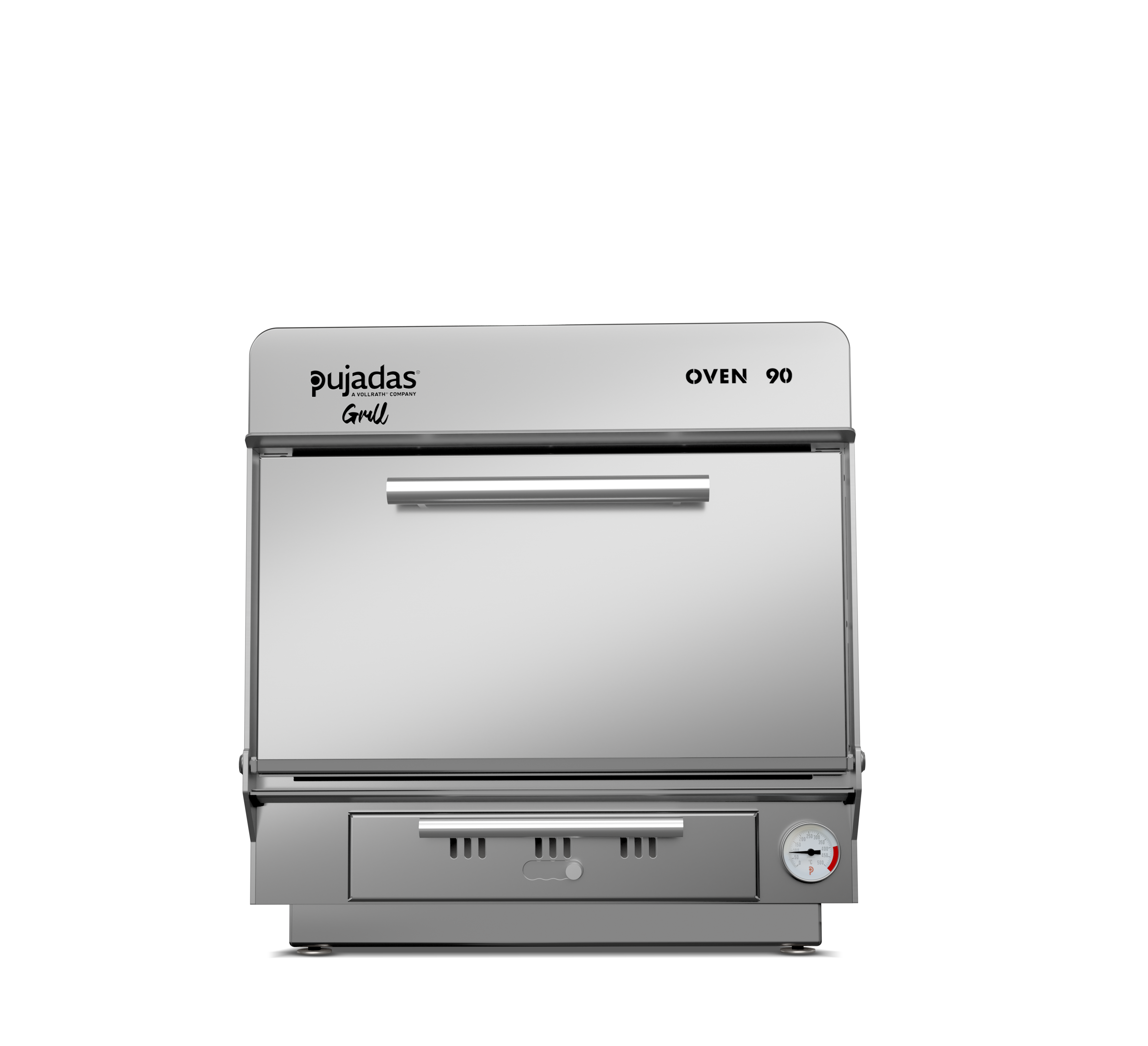 Pujadas P85090B 90 Black - Charcoal Oven