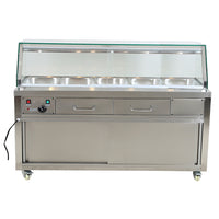 Thermaster PG180FE-YG - Heated Bain Marie Display