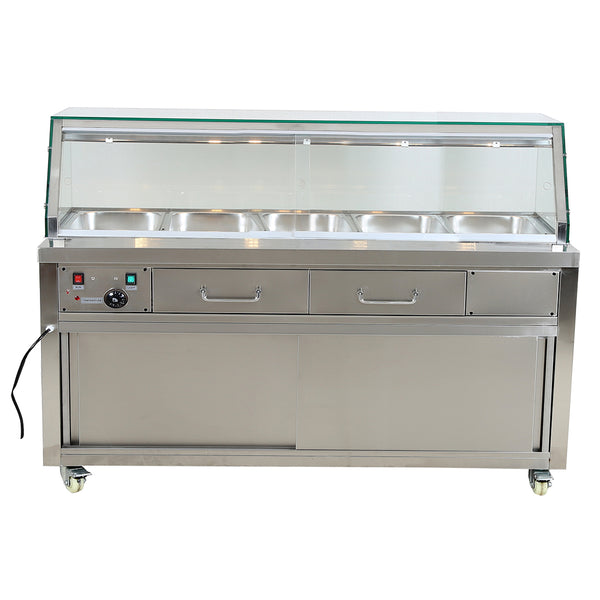 Thermaster PG180FE-YG - Heated Bain Marie Display