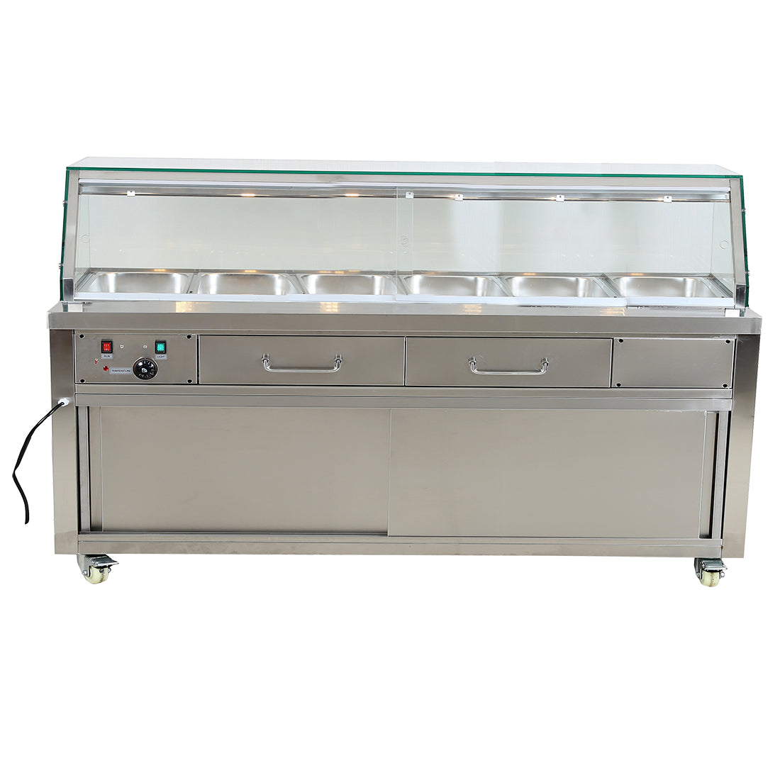 Thermaster PG210FE-YG - Heated Bain Marie Display