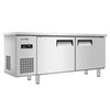 Snow Village PLD-12N2 - Stainless Double Door Workbench Freezer