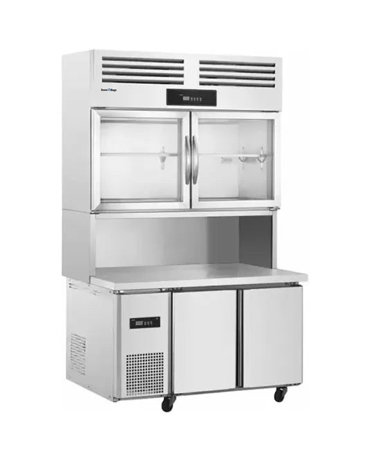 Snow Village PLRD-18N2B3 - Double Door with Two Temperature Workbench Station
