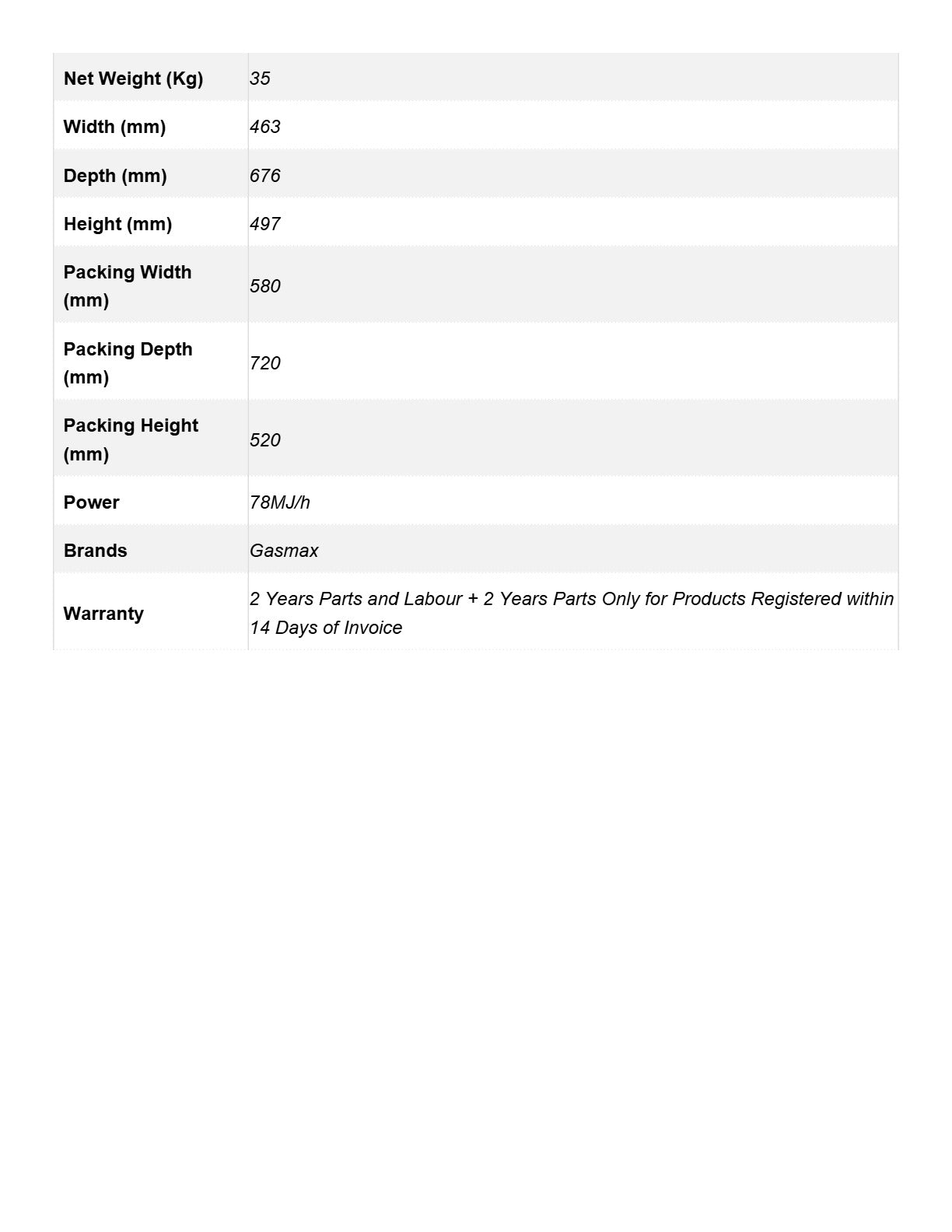 Gasmax RB-1ELPG - Freestanding Stock Pot Boiler