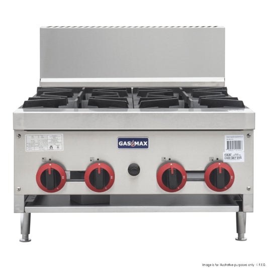 Gasmax RB-4E - 4 Burner Cook Top