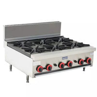 Gasmax RB-6EULPG - 6 Burner Cook Top