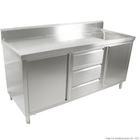 Modular Systems SC-6-1800R-H - Cabinet With Right Sink