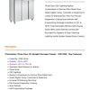 Thermaster SUF1500 - Upright Freezer