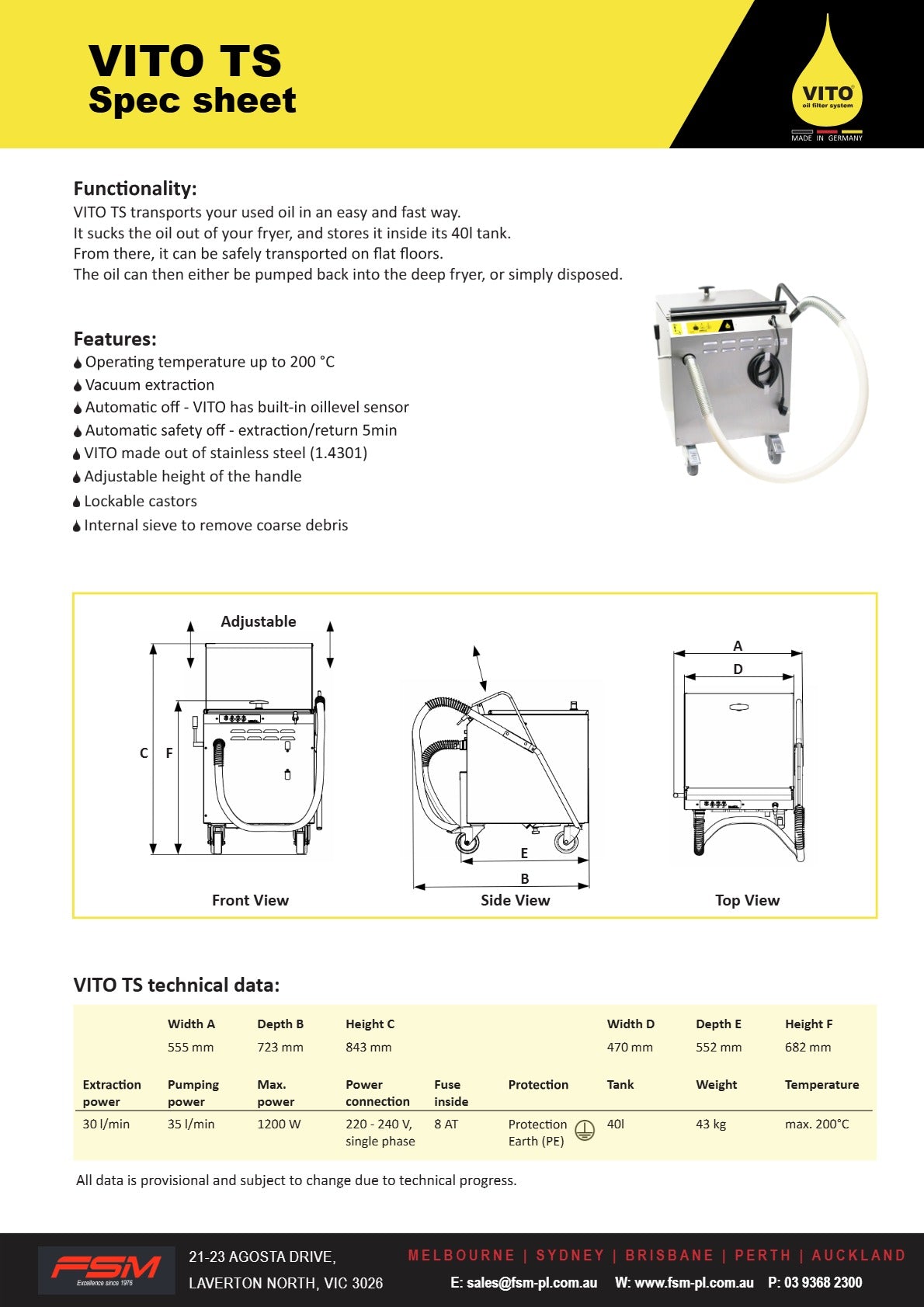 Vito TS - Oil Transport System