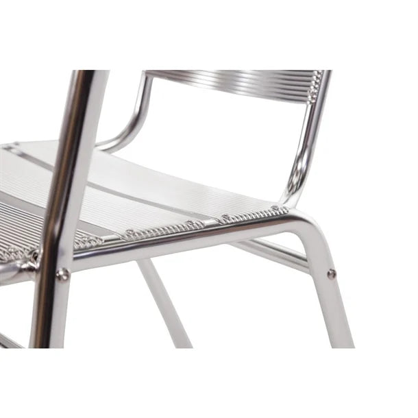 Bolero U419 - Four Aluminium Arm Chairs