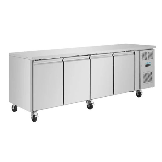 Polar UA049-A - Four Door Counter Fridge