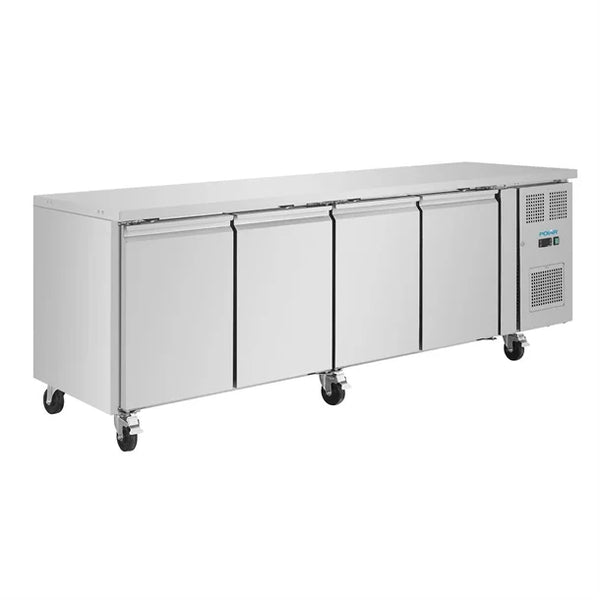 Polar UA049-A - Four Door Counter Fridge