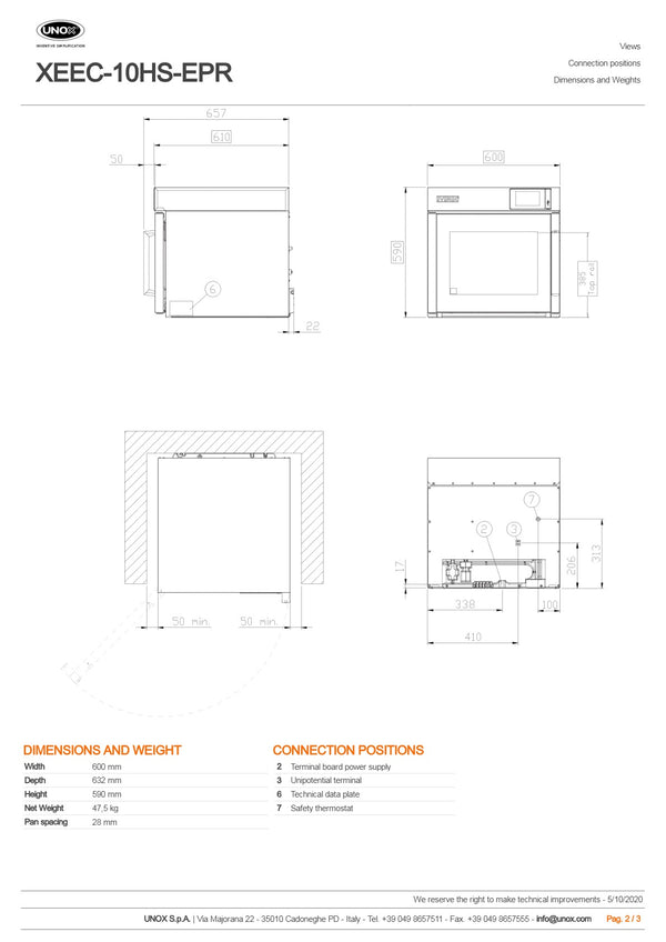 Unox Evereo XEEC-10HS-EPR - Food Preserver