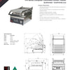 Woodson Pro-Series W.GPC61SC.R.A - Contact Grill