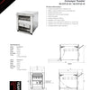 Woodson W.CVT.D.15 - Conveyor Toaster
