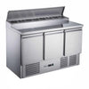 FED-X XGNS1300D - Three Door Salad Prep Fridge