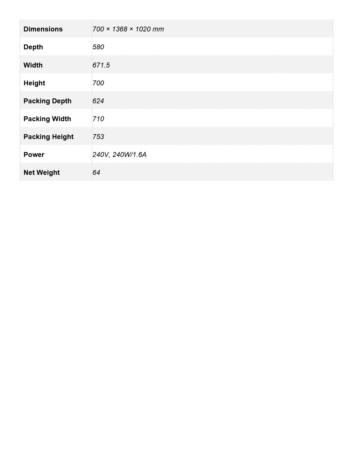 FED-X XGNS1300D - Salad Prep Fridge