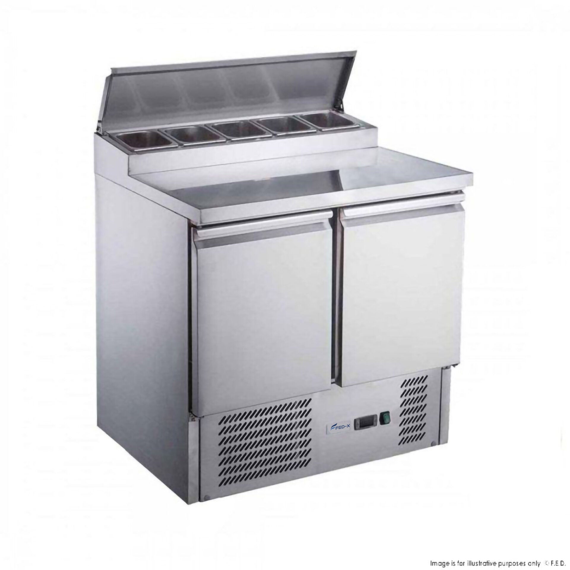 FED-X XGNS900D - Salad Prep Fridge