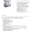 FED-X XGNS900D - Salad Prep Fridge