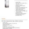 FED-X XR400SS - Upright Fridge
