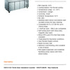 FED-X XSS7C18S3V - Sandwich Counter