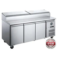 FED-X XSS8C20S3V - Three Door Sandwich Counter