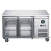 FED-X XUB7C13G2V - Two Glass Door Bench Fridge