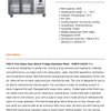 FED-X XUB7C13G2V - Underbench Fridge
