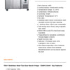 FED-X XUB7C13S2V - Underbench Fridge