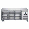 FED-X XUB7C18G3V - Three Glass Door Bench Fridge