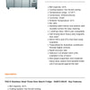 FED-X XUB7C18S3V - Underbench Fridge