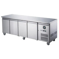 FED-X XUB7C22S4V - Four Door Bench Fridge