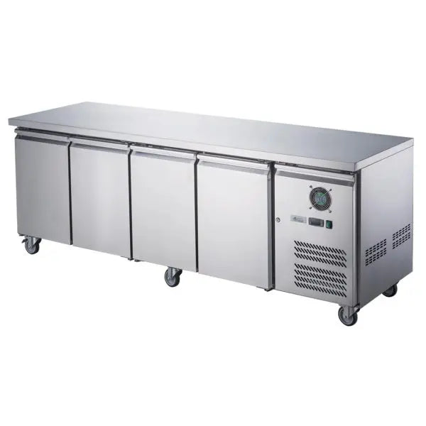 FED-X XUB7C22S4V - Four Door Bench Fridge