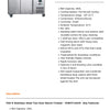 FED-X XUB7F13S2V - Underbench Freezer