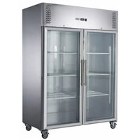 FED-X XURC1200G2V - Two Glass Door Upright Fridge