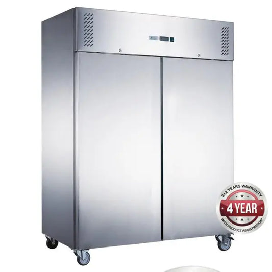 FED-X XURF1200SFV - Double Door Upright Freezer