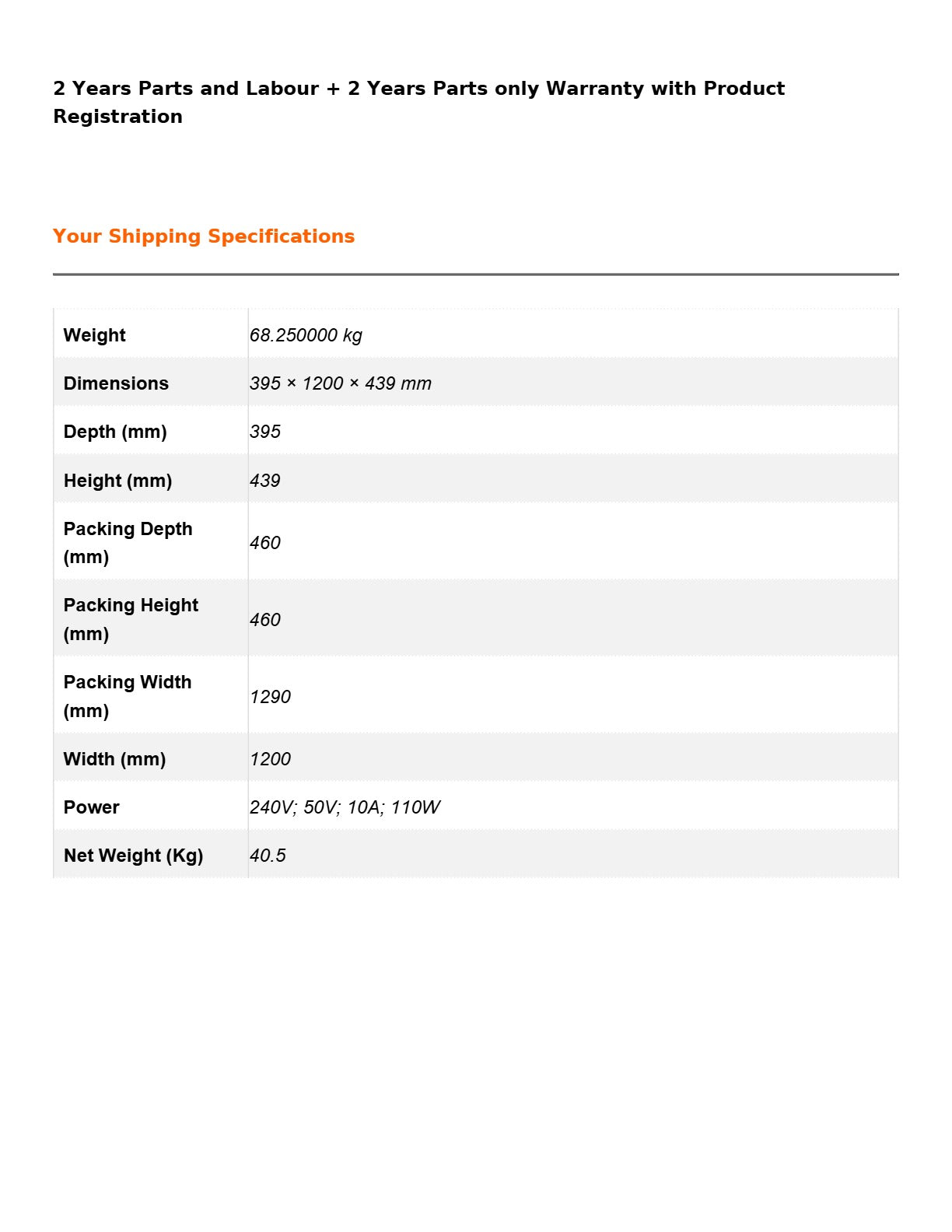 FED-X XVRX1200/380 - Salad Bench