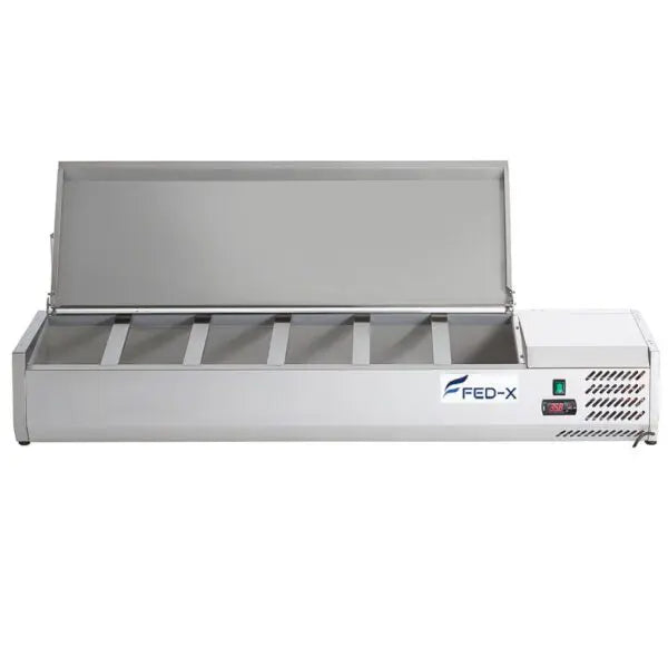 FED-X XVRX1500/380S - Salad Bench With Stainless Steel Lid