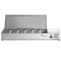 FED-X XVRX1500/380S - Salad Bench With Stainless Steel Lid