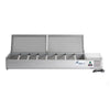 FED-X XVRX1800/380S - Salad Bench With Stainless Steel Lids