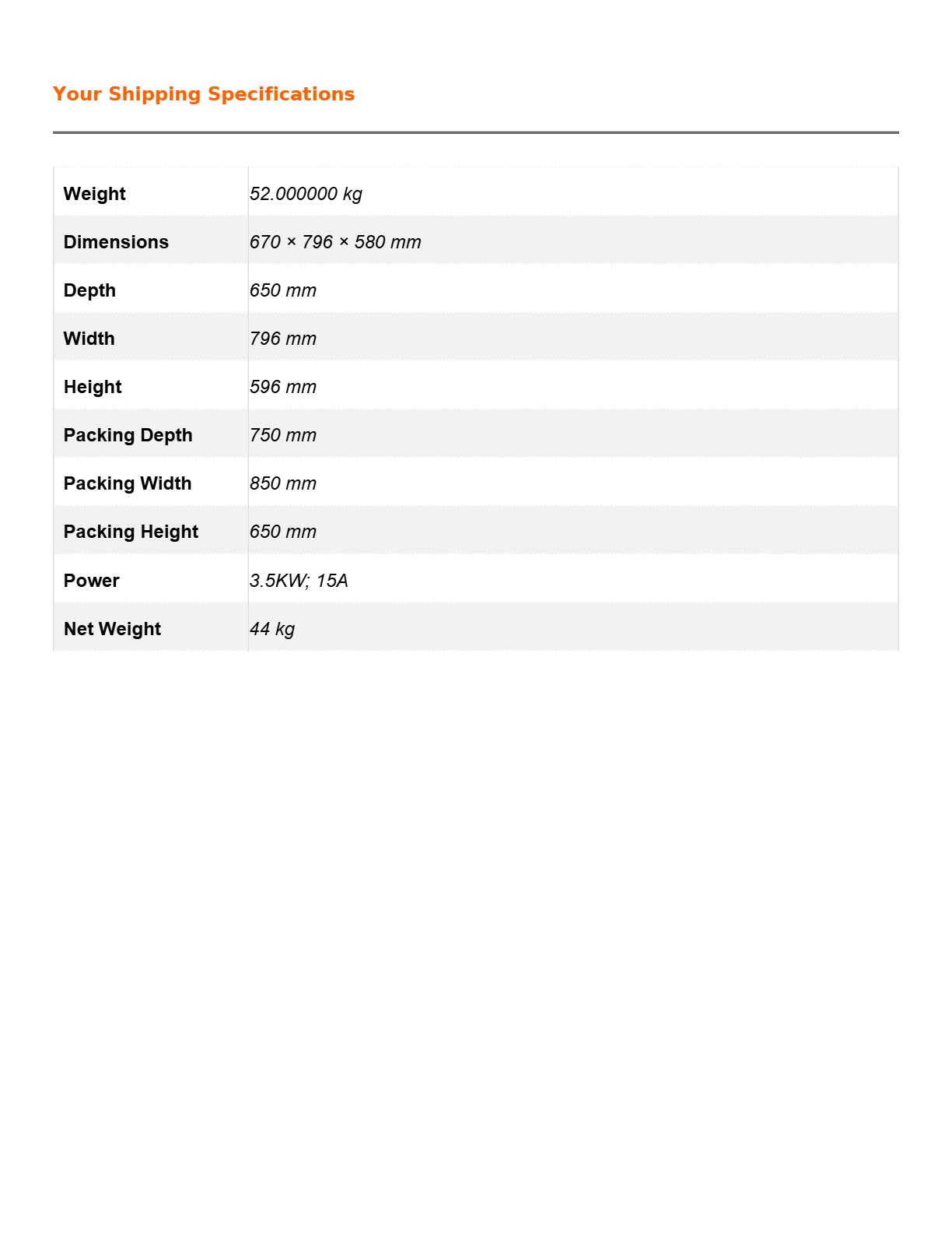 ConvectMax YXD-6A/15 - Convection Oven