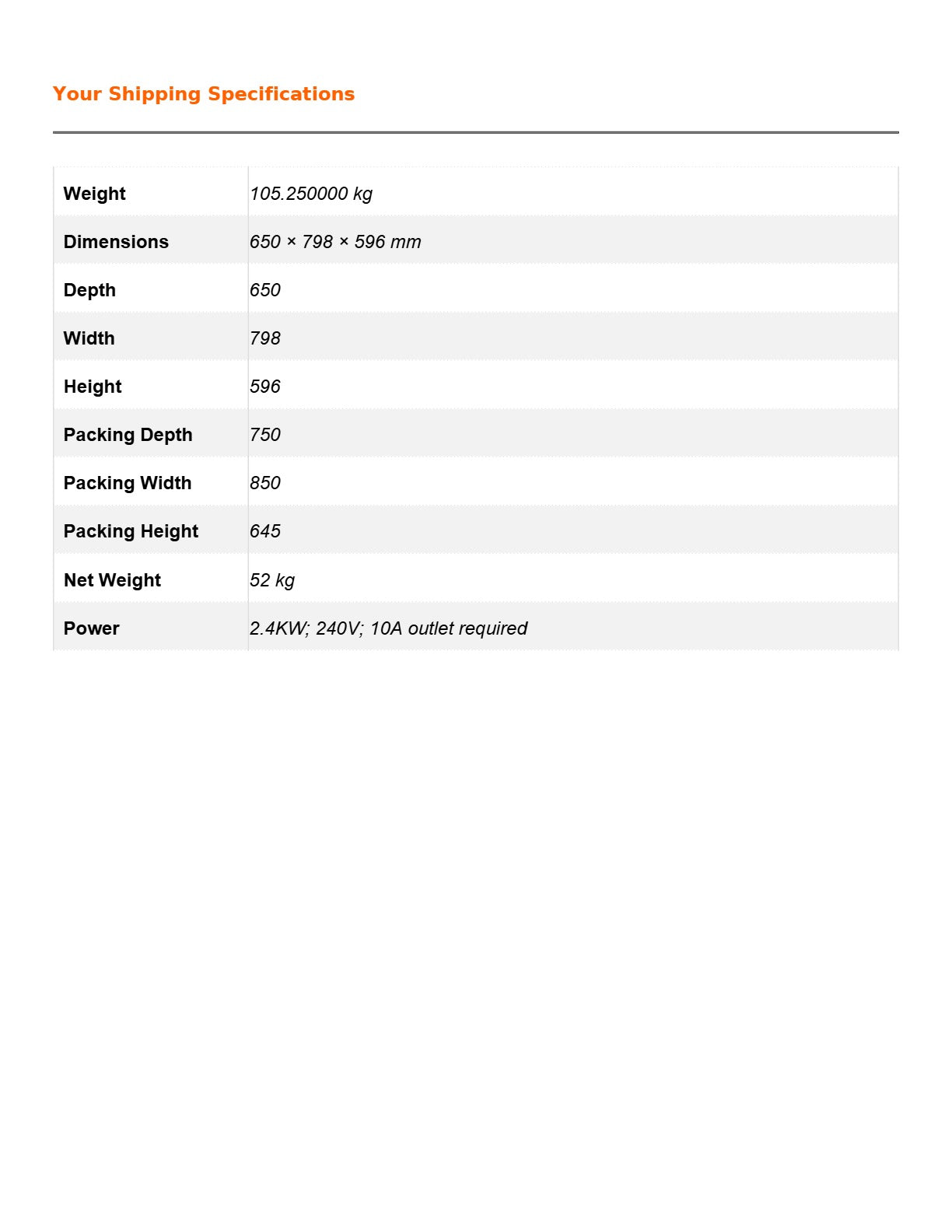 ConvectMax YXD-6A - Convection Oven