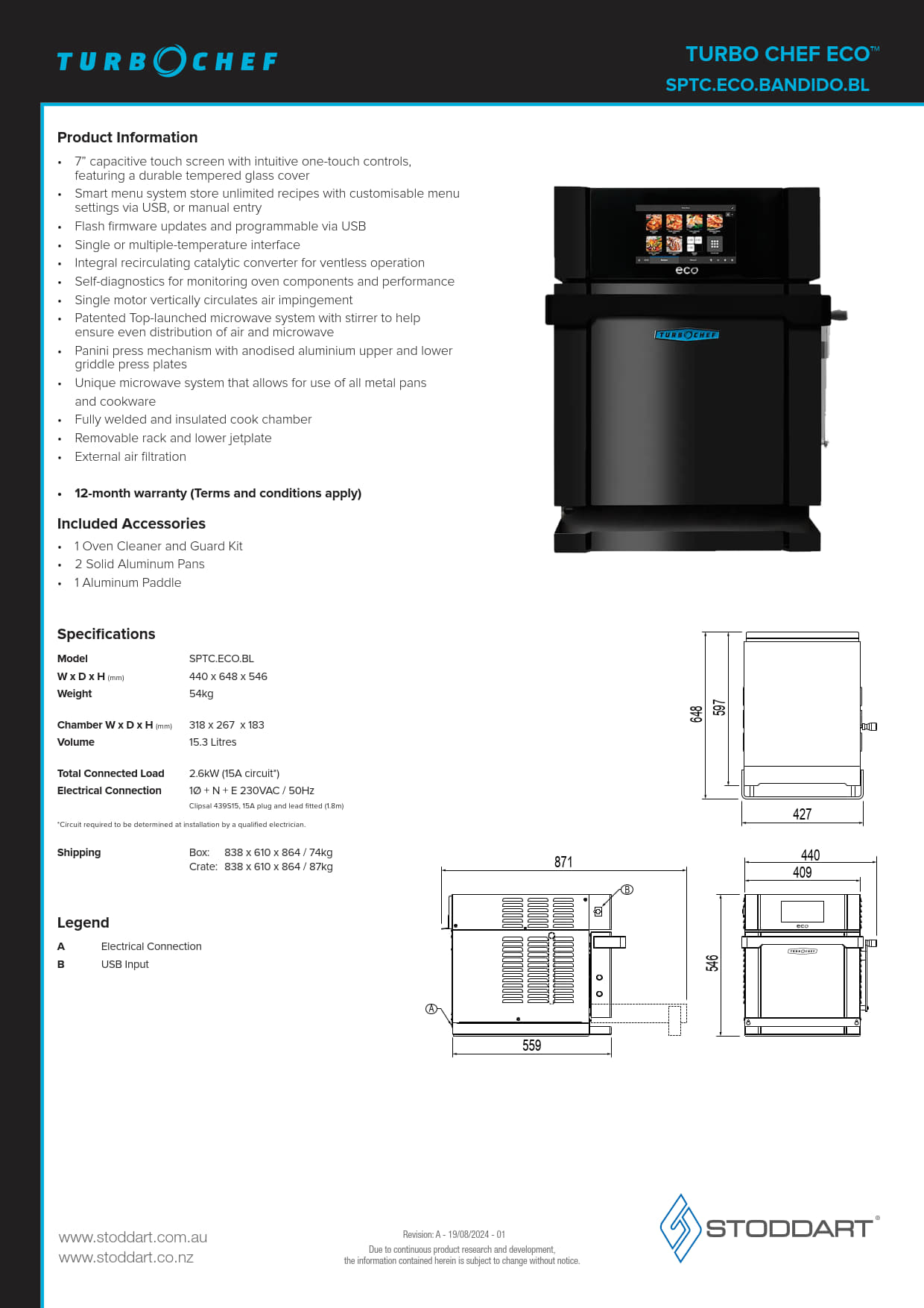 TurboChef Eco El Bandido - Rapid Cook Oven