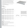 Cambro Camshelving Element Series EXSK2442V1480 - Vented Shelf Kit