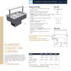 Festive Somerset SC18 - Chilled Air Curtain Cabinet
