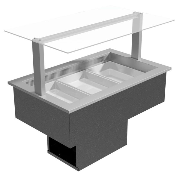 Festive Somerset SC18 - Chilled Air Curtain Cabinet