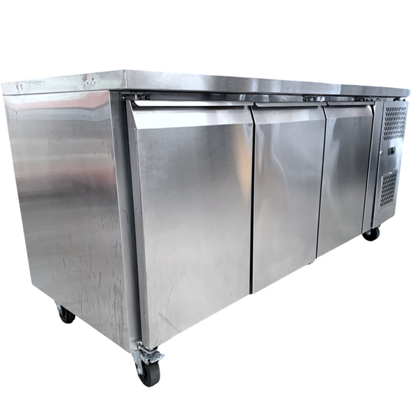 FED GN3100TN 3 Door underbench chiller (3)