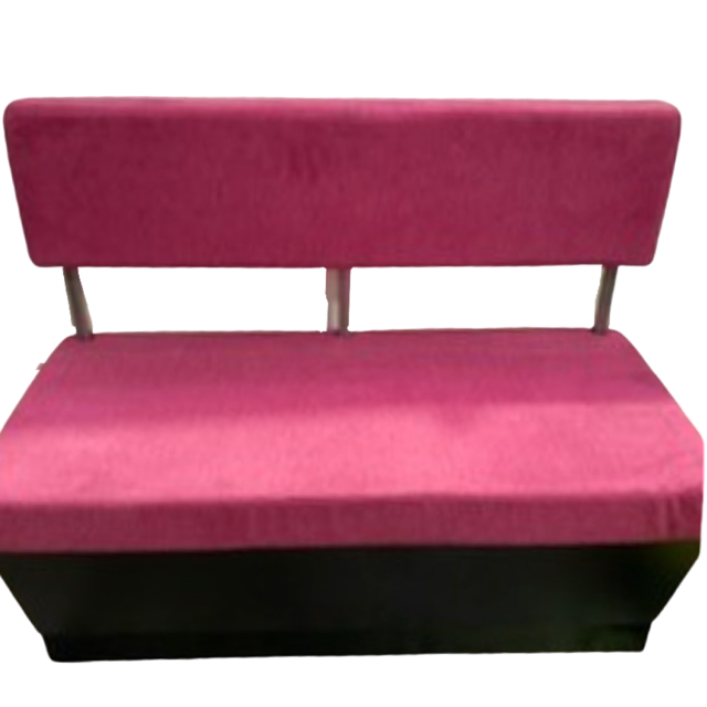 Thumbnail - 2 x NA Pink Fabric Booth Seats (2)
