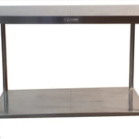 Stainless Steel Work Bench + Undershelf (2)