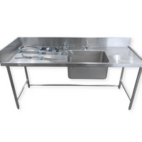 S/S Sink Bench & Fisher Pre Rinse Gun (2)